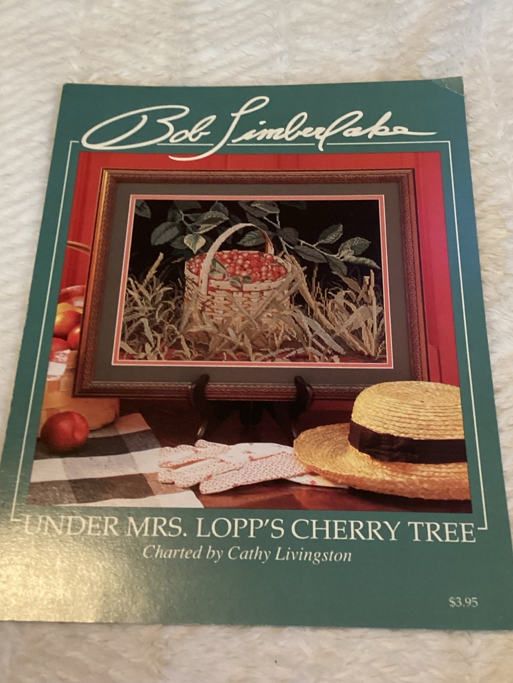 Vintage Bob Timberlake Under Mrs.lopp’s Cherry Tree Cross Stitch Leaflet